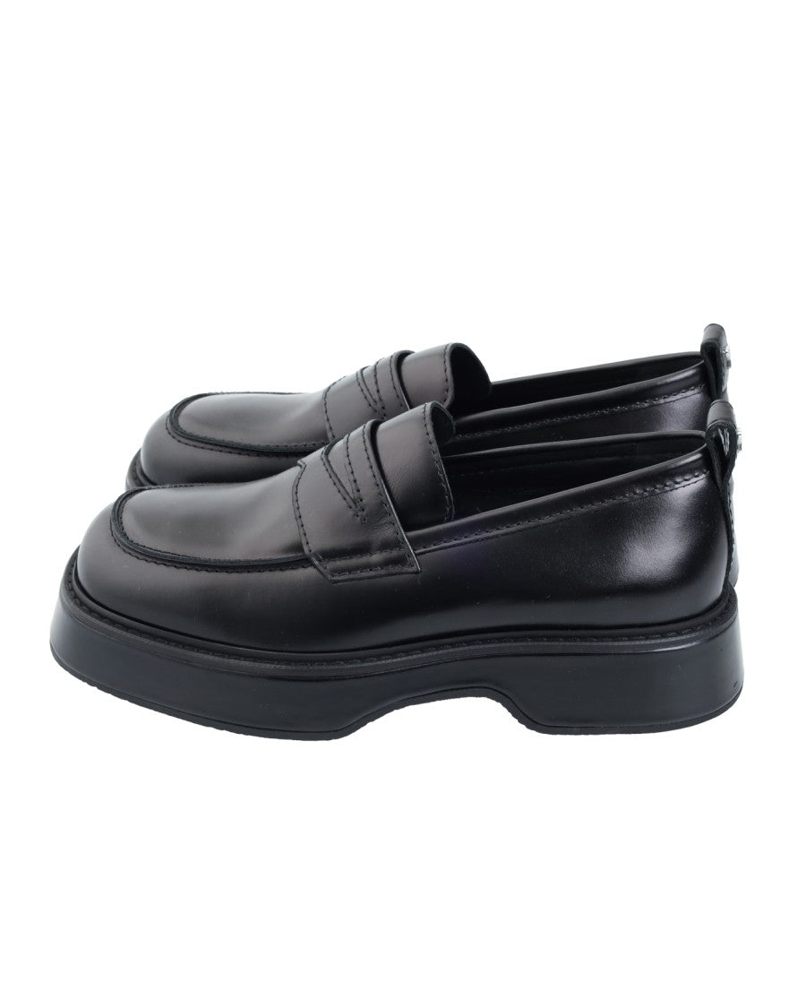 Ami Black Shoes With Rubber Sole