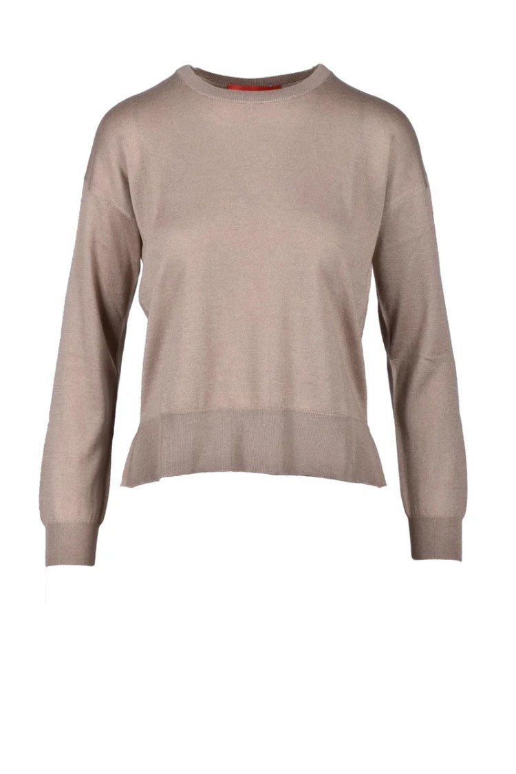Wild Cashmere Silk And Cashmere Sweater - Taupe