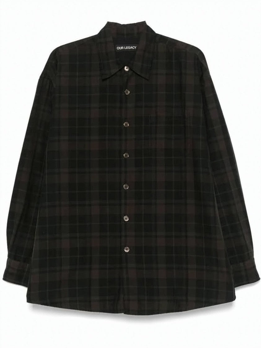 Our Legacy Relaxed Fit Long-Sleeve Shirt With Classic Collar