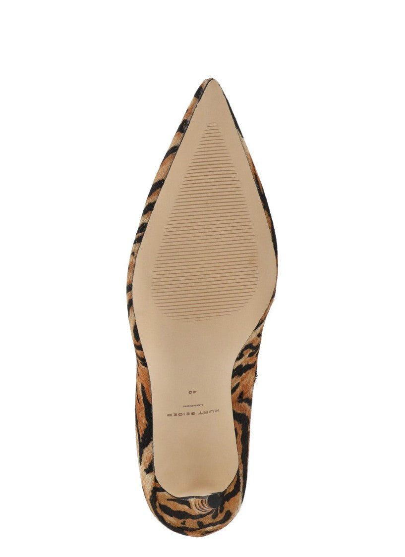 Kurt Geiger Tiger Pony Hair Rhinestone Pumps