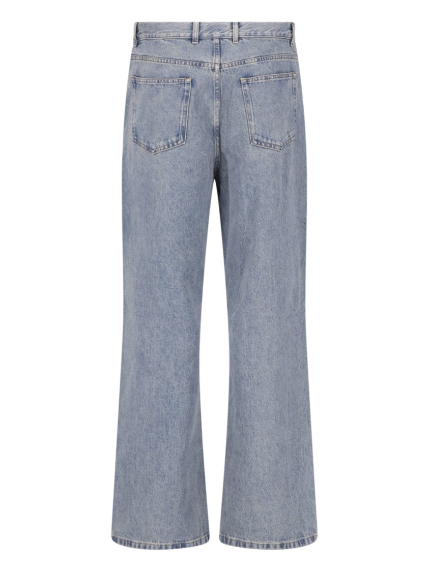 A.P.C. Straight-Leg Light Blue Five-Pocket Cotton Jeans