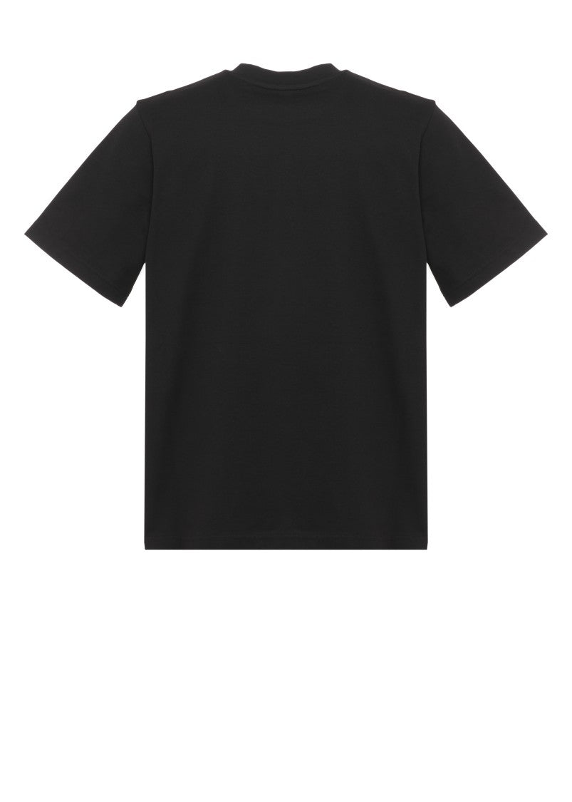 Casablanca Black Graphic Printed Cotton T-Shirt