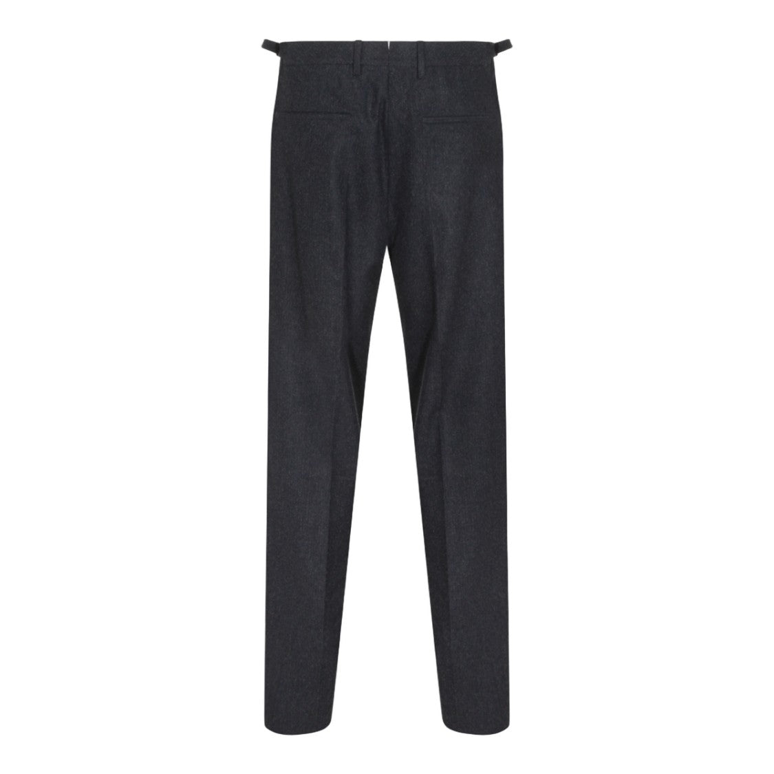 Gta Il Pantalone Tailored Dark Charcoal Trousers With Pleated Front