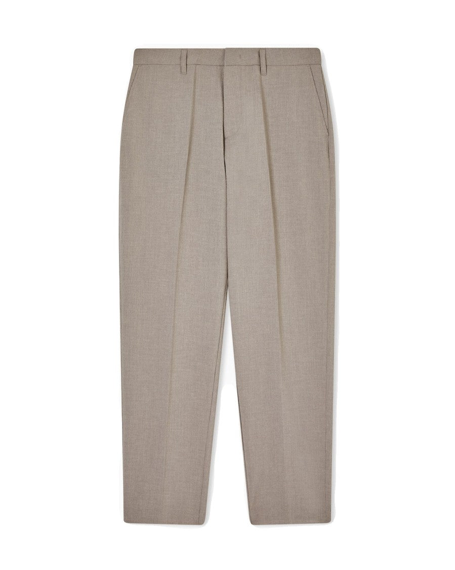 Emporio Armani Vintage Khaki Seersucker Trousers
