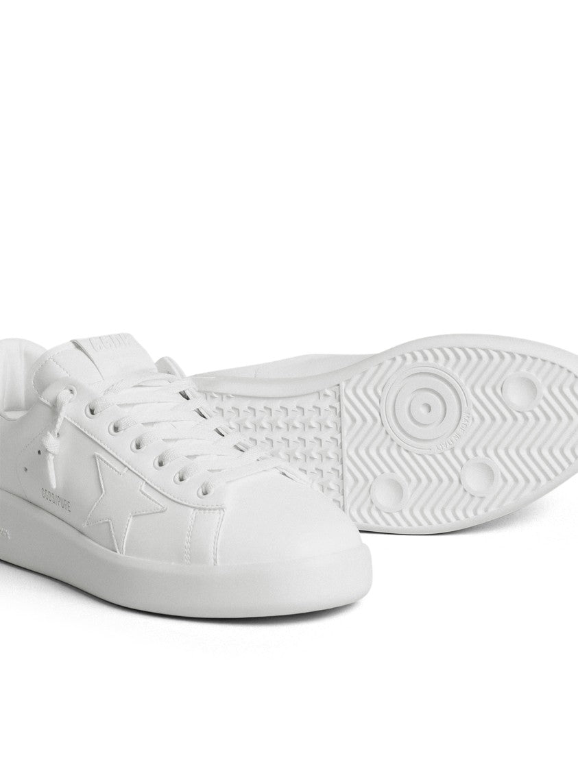 Golden Goose White Sneakers With Purestar Upper