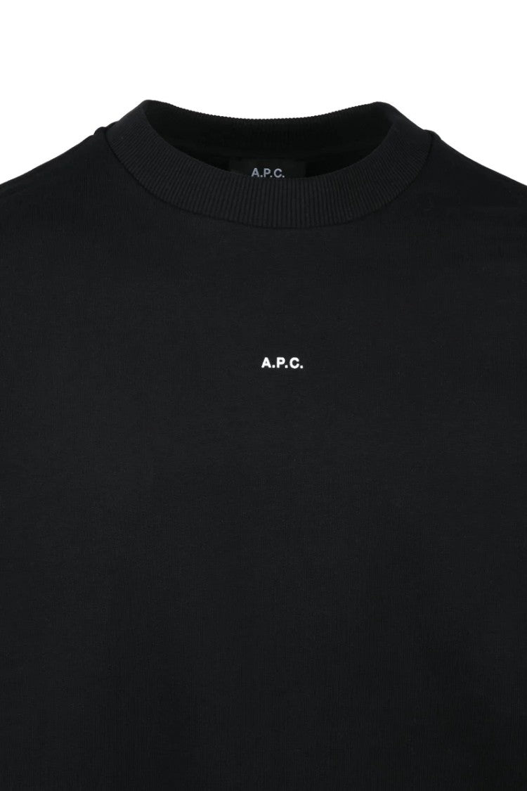 A.P.C. Cotton Sweatshirt - Black