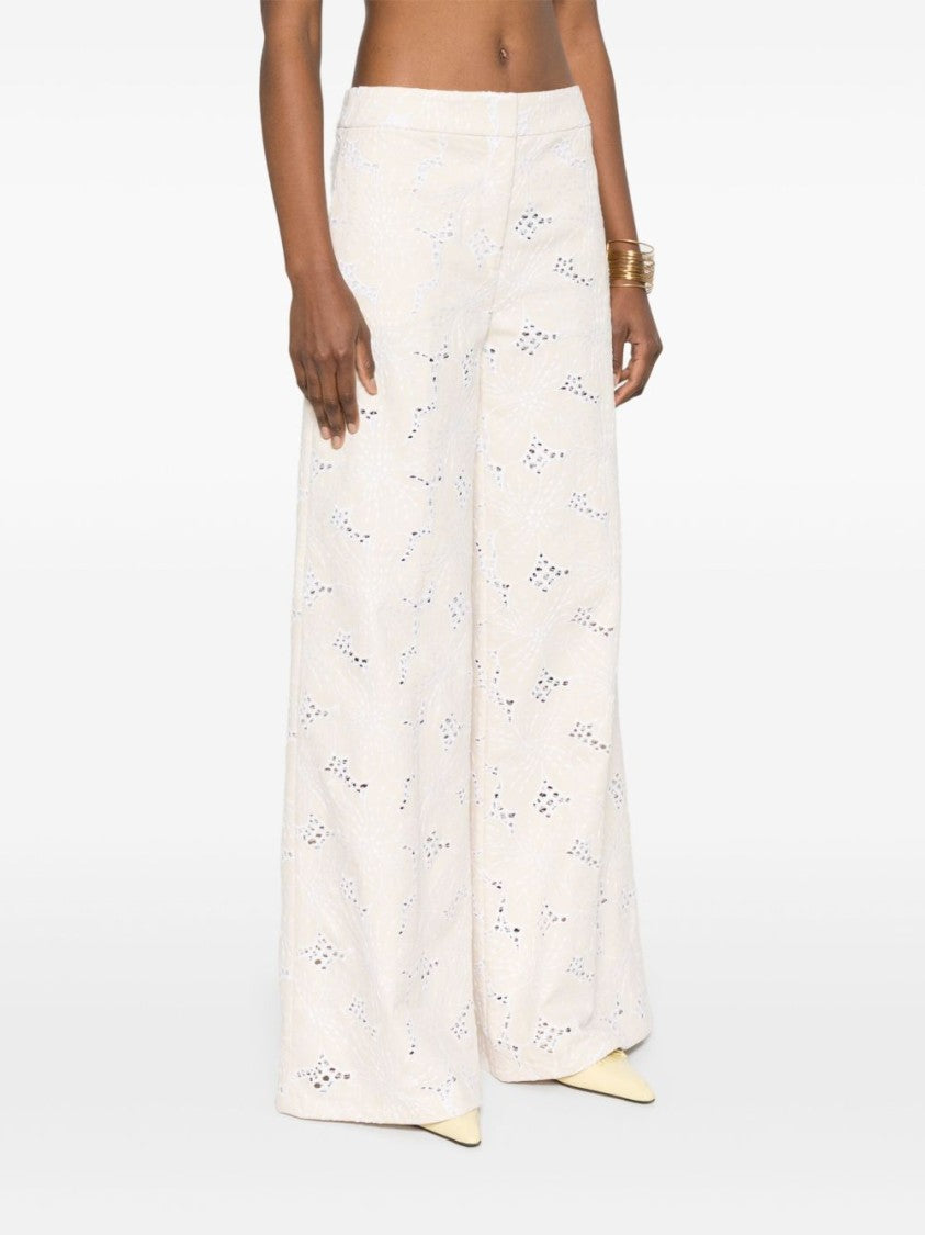 Genny Tailored Light Beige Trousers