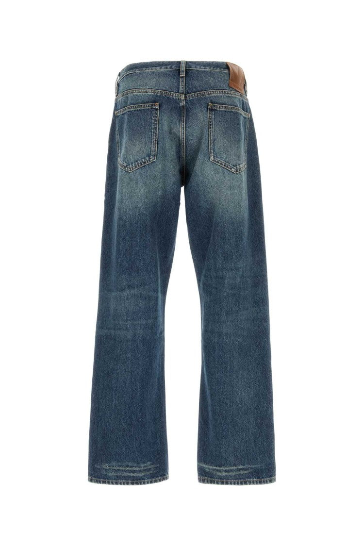 Valentino Garavani Faded Blue Straight-Leg Denim Jeans