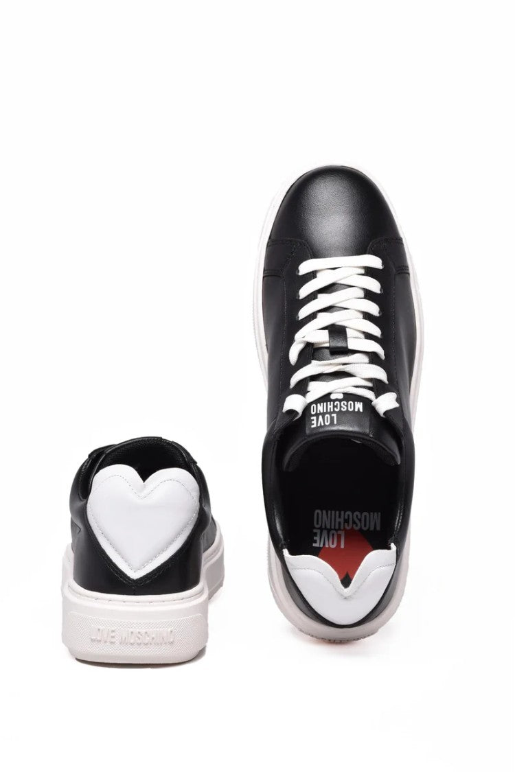 Love Moschino Heart Sneakers - White/Black