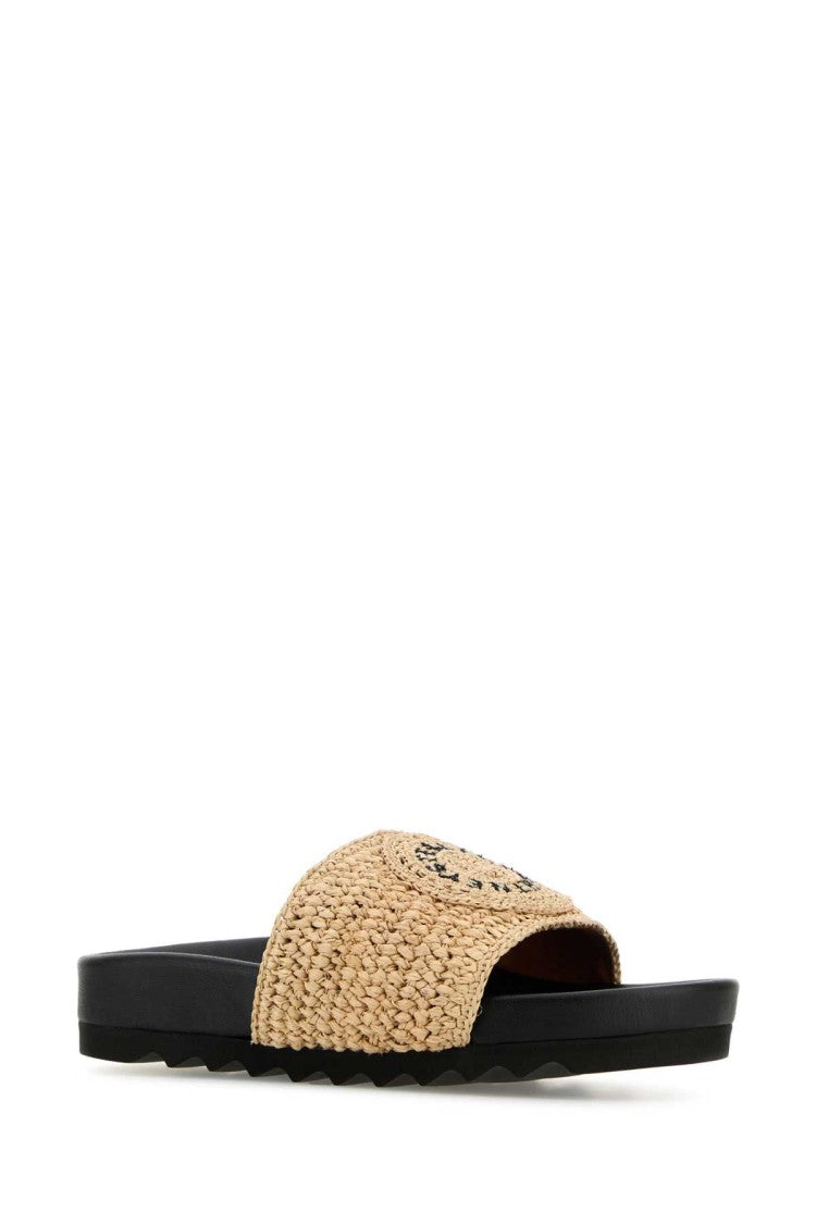 Stella Mccartney Raffia Elyse Slippers
