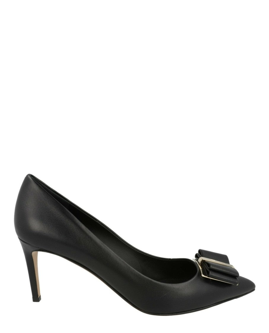 Ferragamo Zeri 70 Leather Pumps
