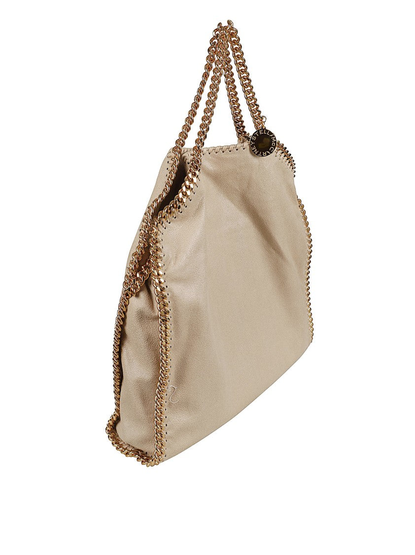 Stella Mccartney Slouchy Top Handle Bag With Chain Trim