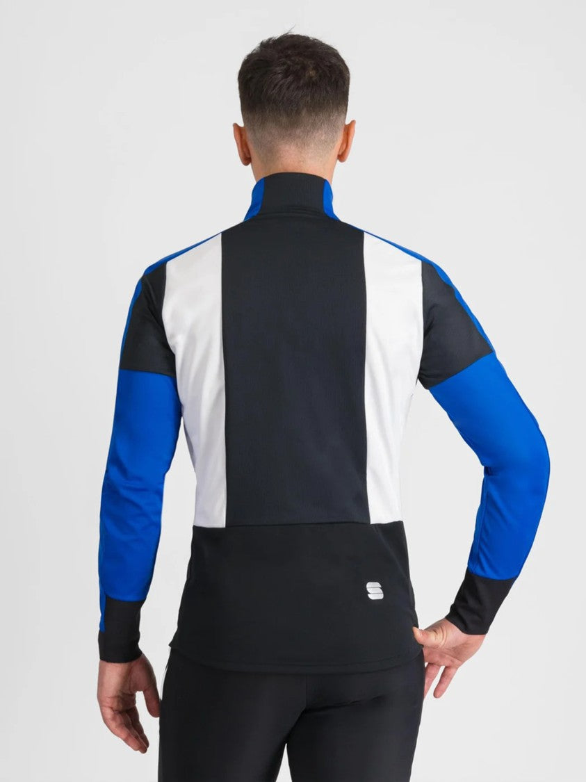 Sportful Blue Apex Jacket Color-Block Ski Jacket