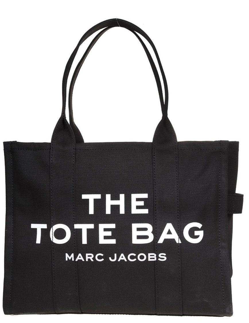 Marc Jacobs The Large Tote In Black Fabric