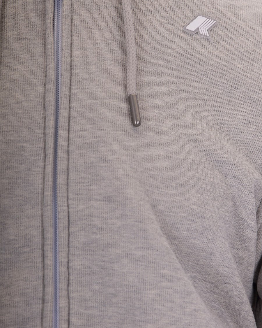 K-Way Antony Grey Mid Melange Sweatshirt
