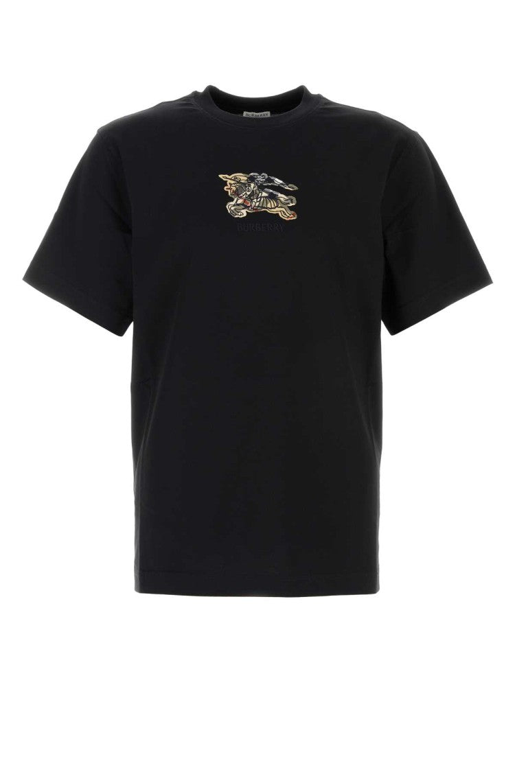 Burberry Black Cotton T-Shirt