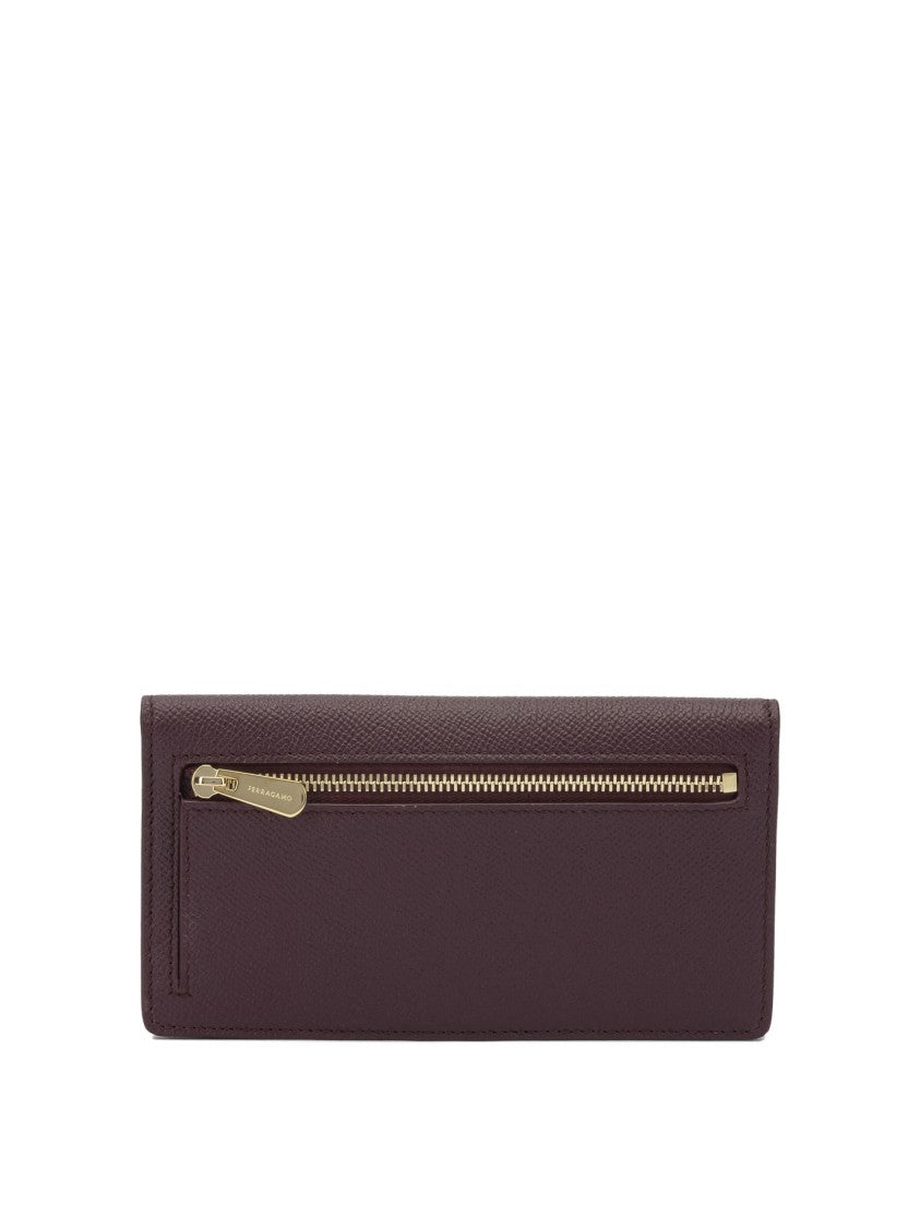 Ferragamo Textured Calf Leather Wallet
