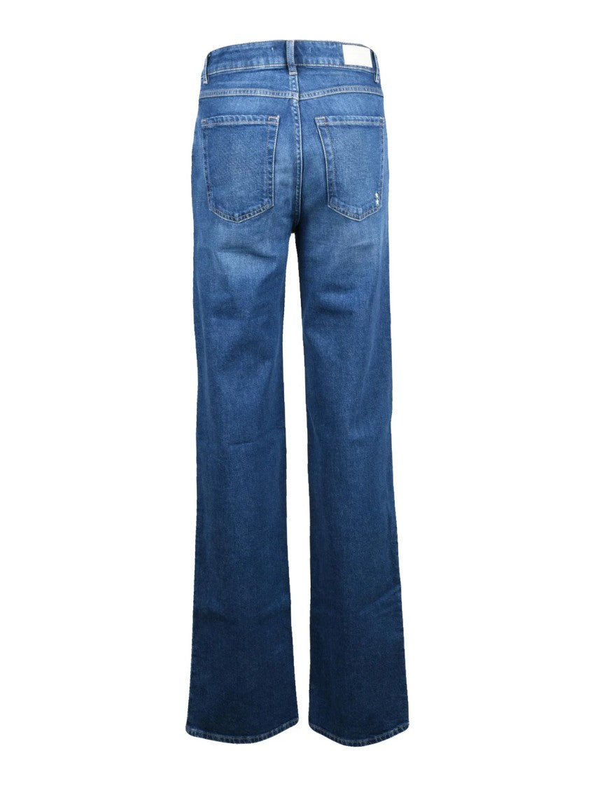 Icon Denim Blue Joia Flared Stretch Denim Jeans