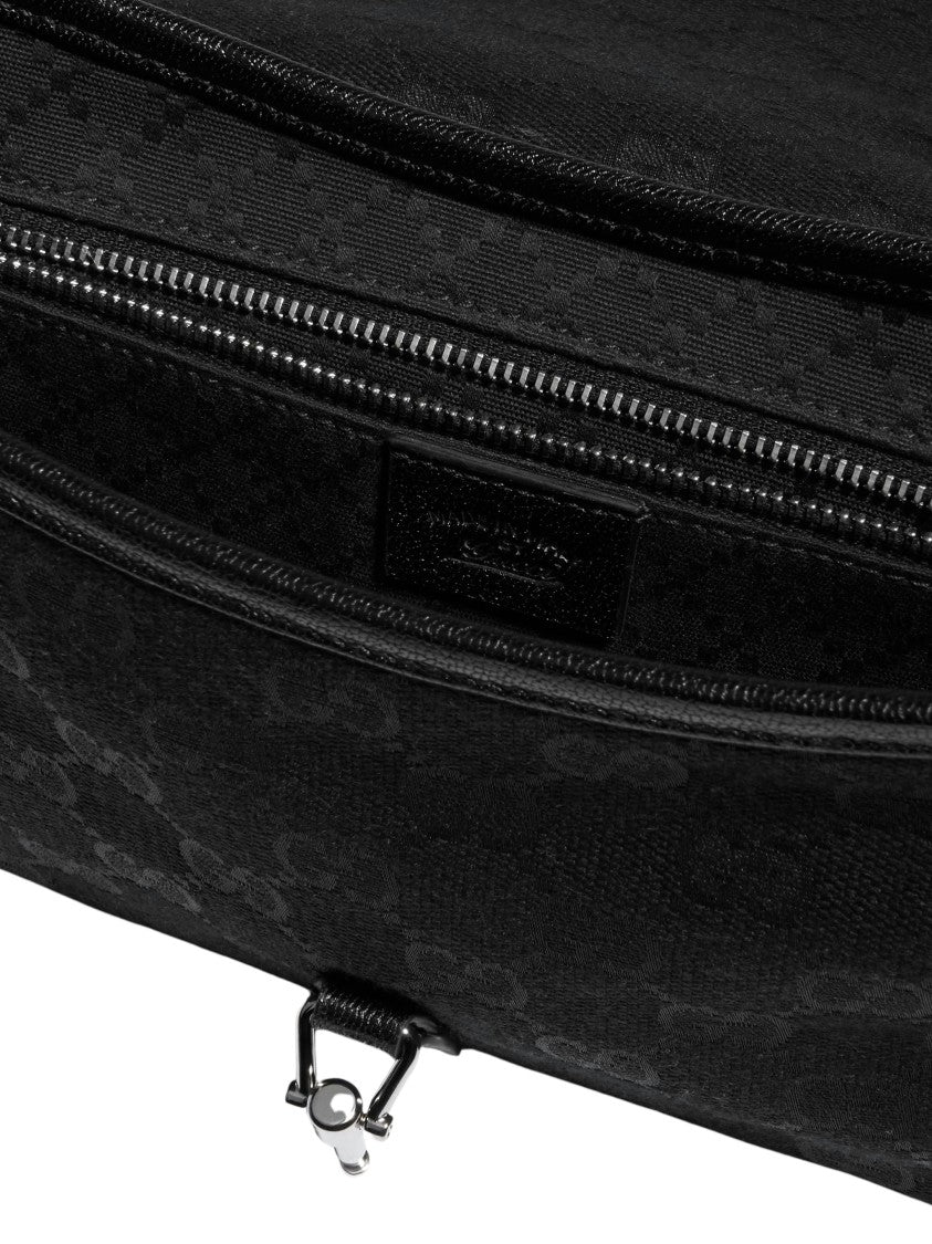 Gucci Aperitivo Black Gg Canvas Evening Crossbody Bag