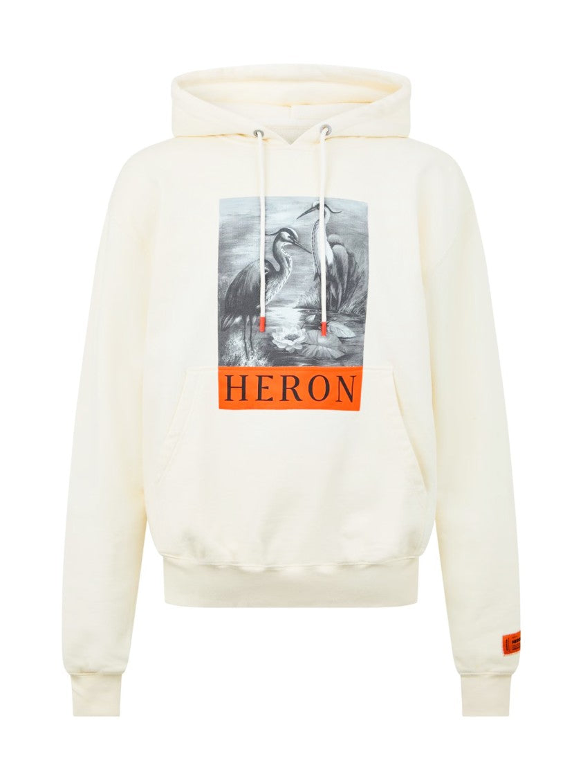 Heron Preston Bw Heron Logo Hoodie