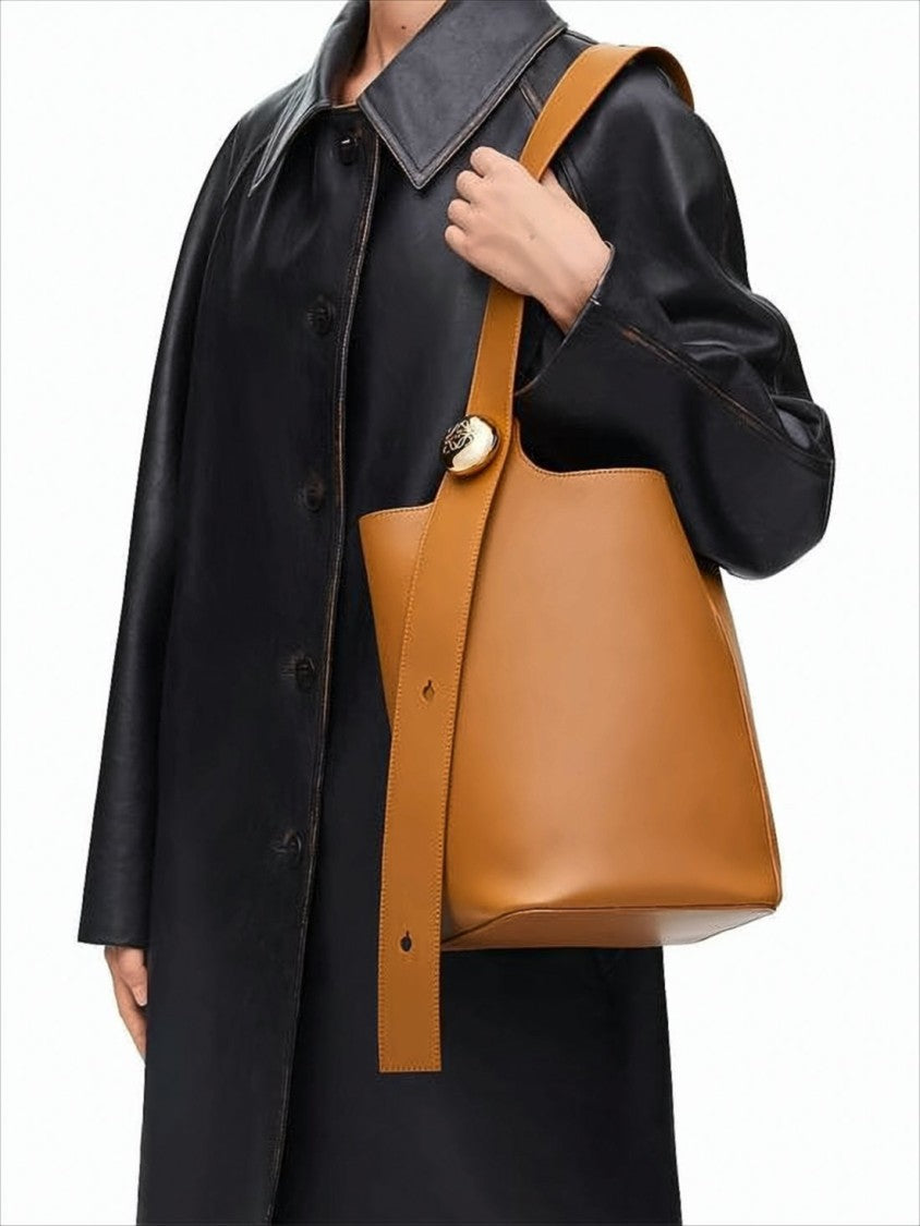 Loewe Structured Calf Leather Shoulder Bag