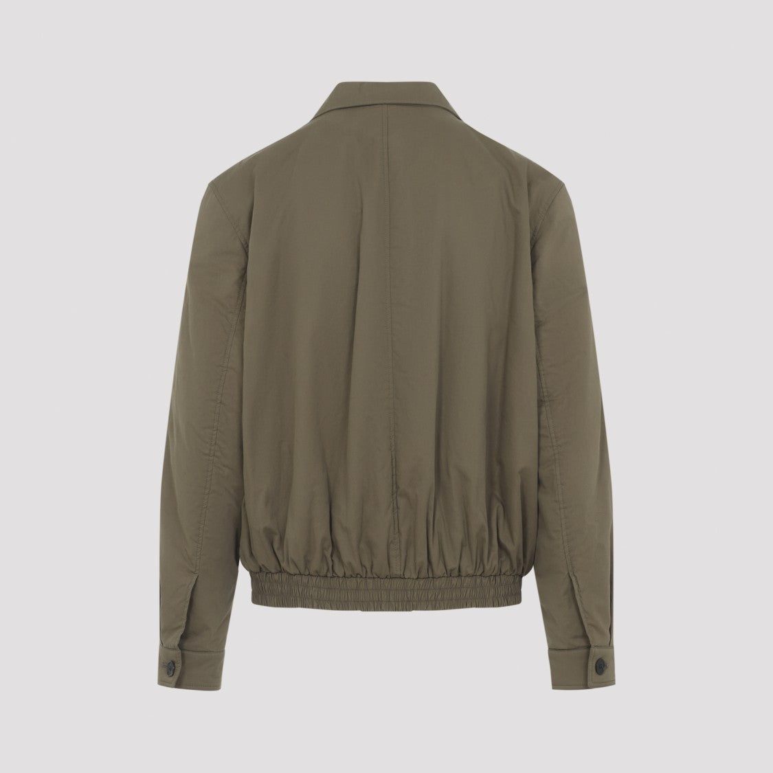 Saint Laurent Brown Lightweight Jacket With Classic Collar