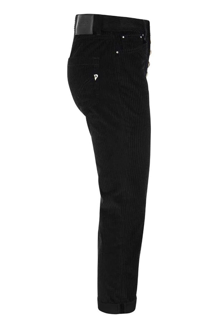 Dondup Cropped Black Jeans