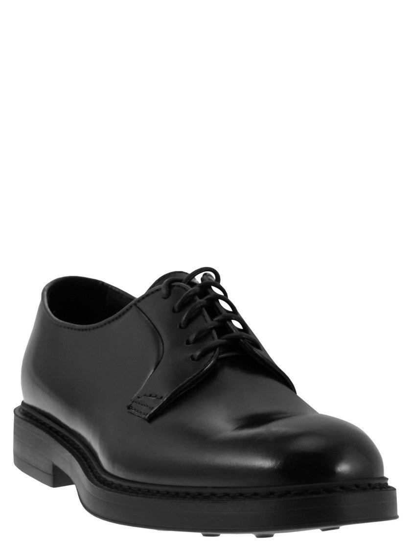 Doucal's Leather Derby Lace-Up