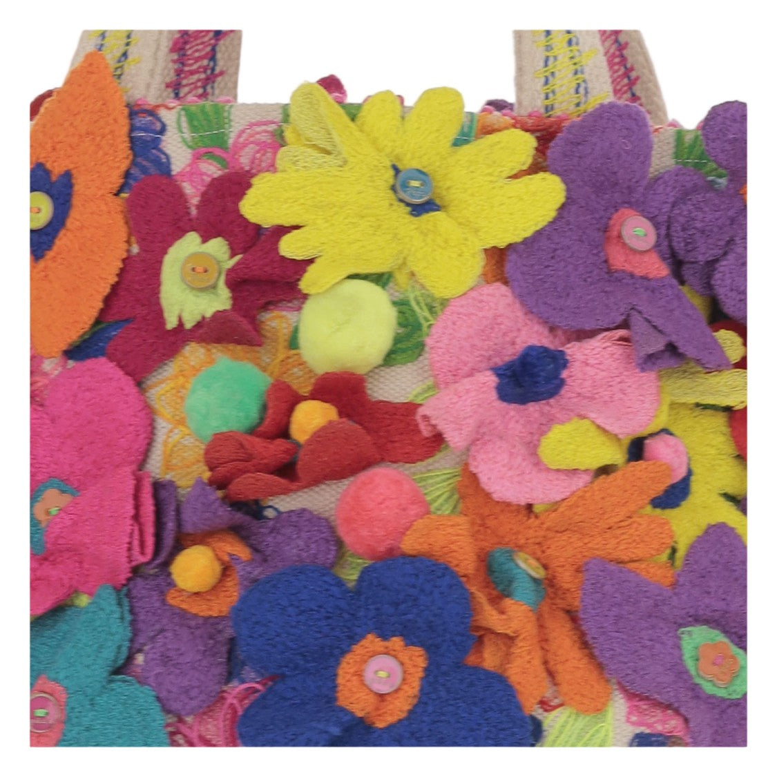 Pero Cotton Bag With Embroidered Inserts