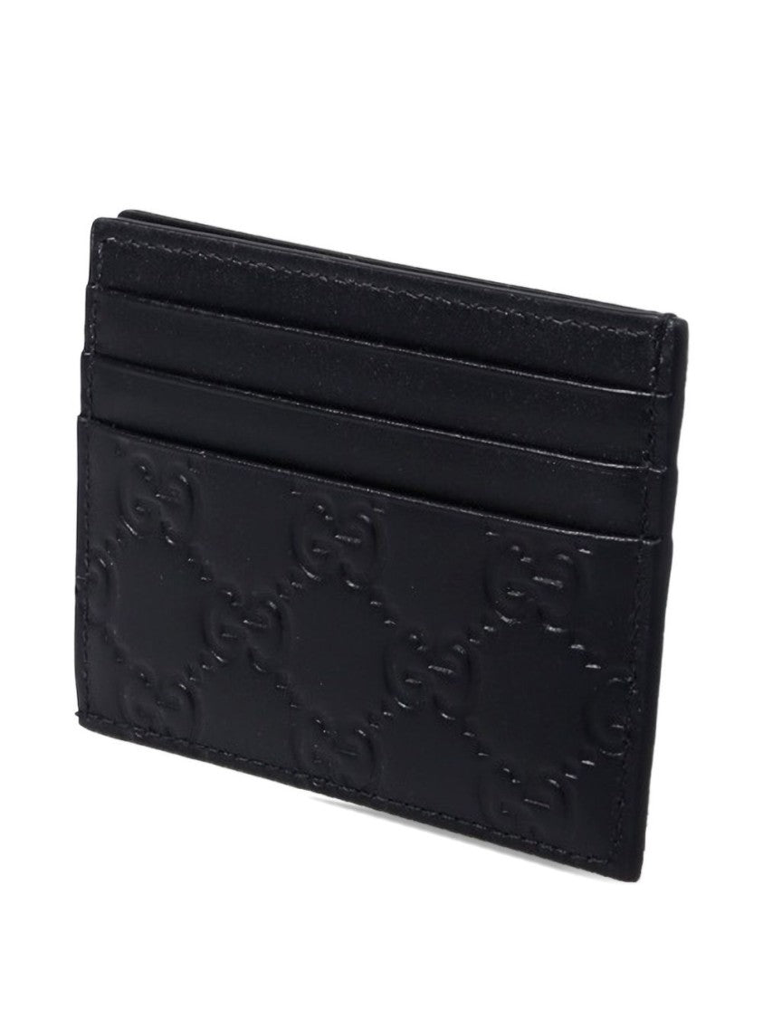 Gucci Compact Black Calfskin Wallet
