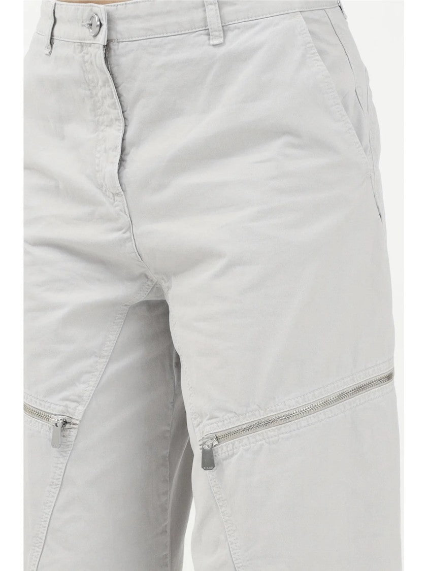 Pinko  Sere Nere Wide Leg Trousers - Light Grey
