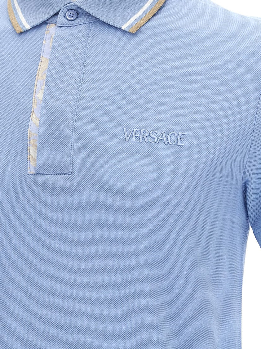 Versace Barocco' Polo Shirt