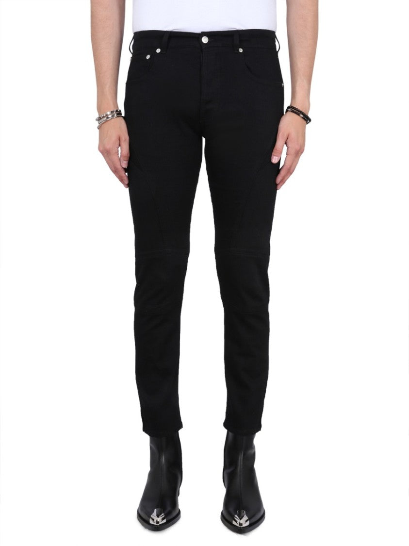 Alexander Mcqueen Biker Jeans