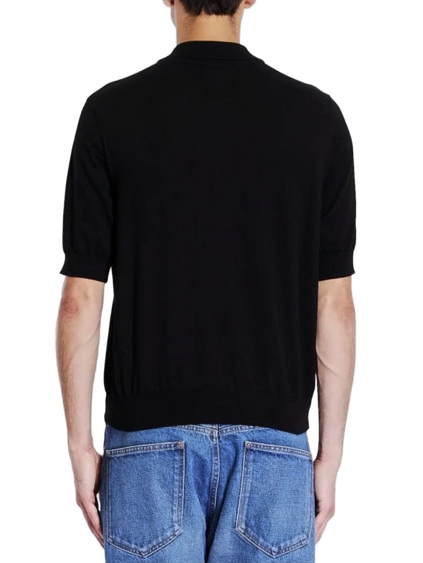 Celine Short-Sleeve Polo Shirt With Classic Collar