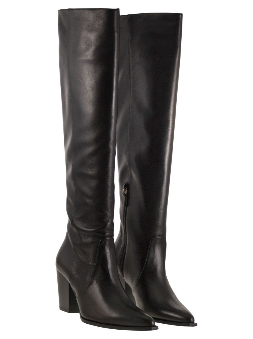 Stuart Weitzman Jolene - Leather Boot