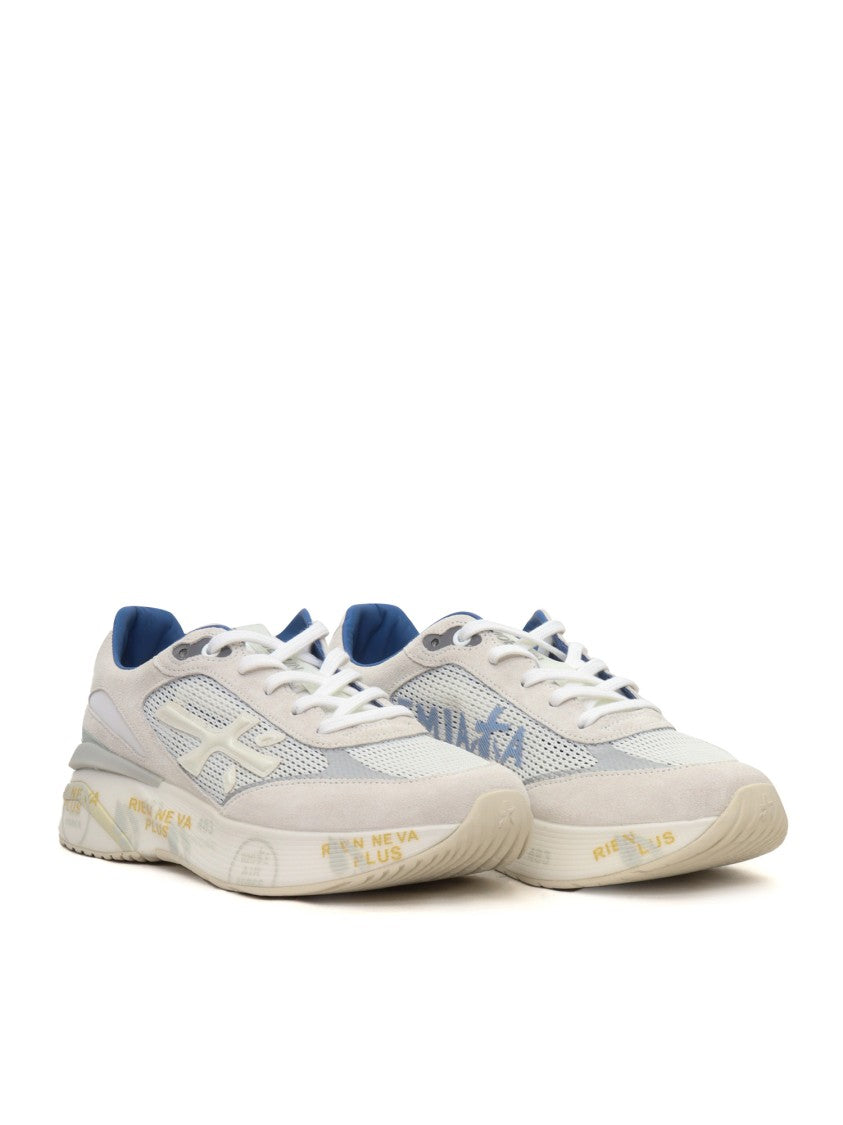 Premiata Moerun White Premium Mesh Sneakers