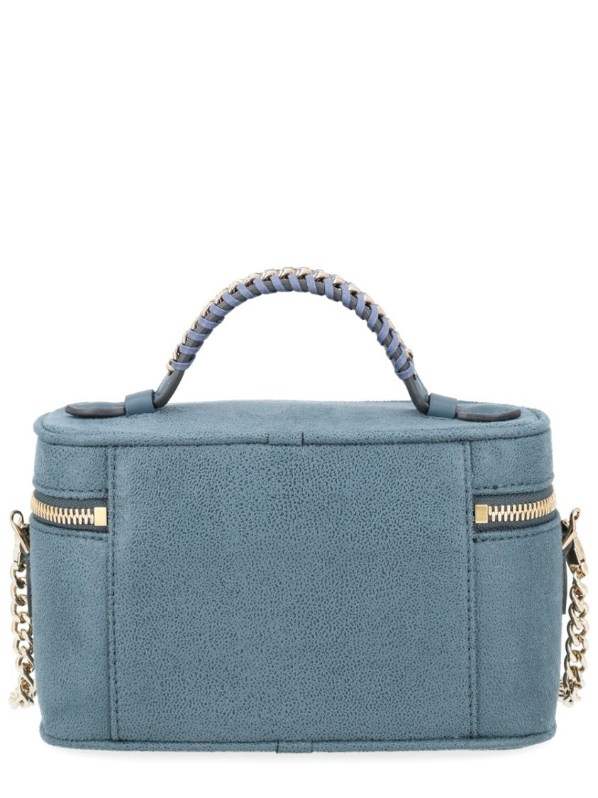 Stella Mccartney Gold Vanity Falabella Polyamide Bag