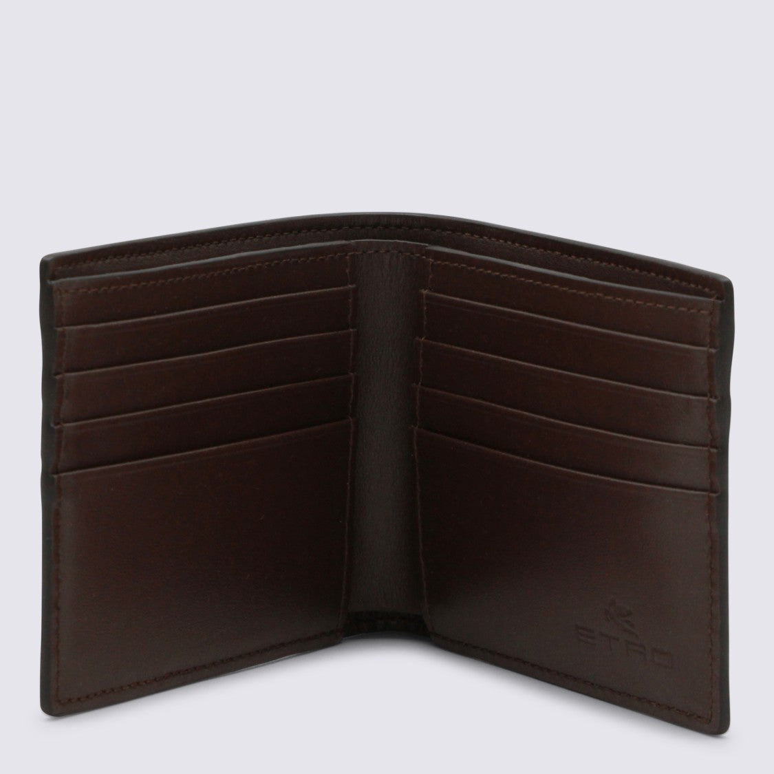 Etro Paisley Pattern Bifold Wallet With Multiple Card Slots