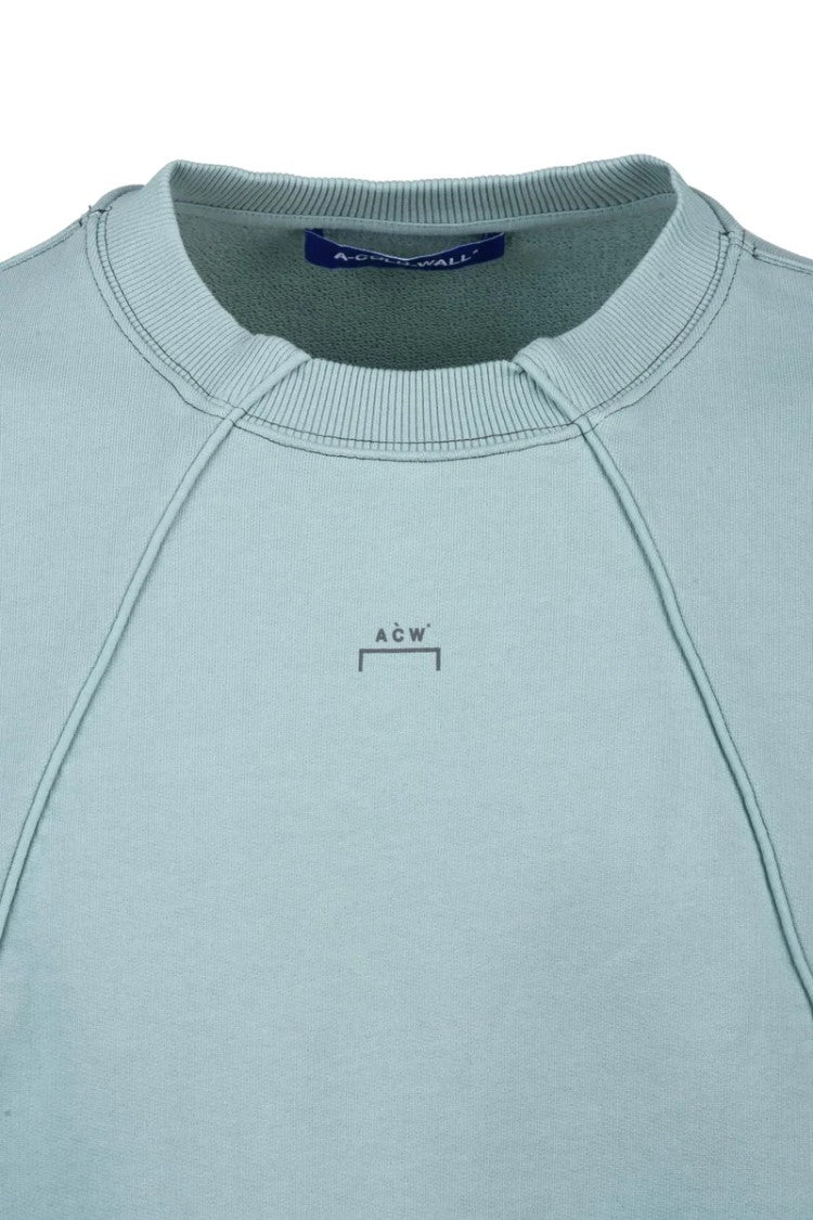 A-Cold-Wall* Aqua Crew Neck Cotton Men Sweatshirt
