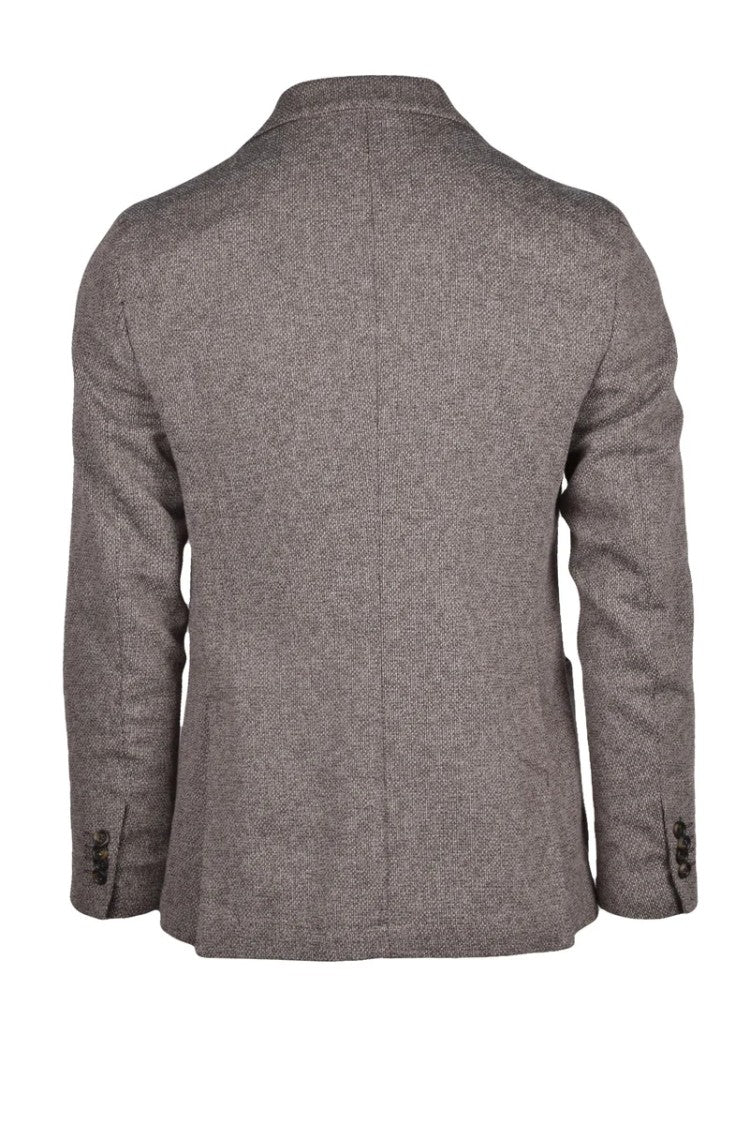 Manuel Ritz Cotton Blend Blazer - Brown