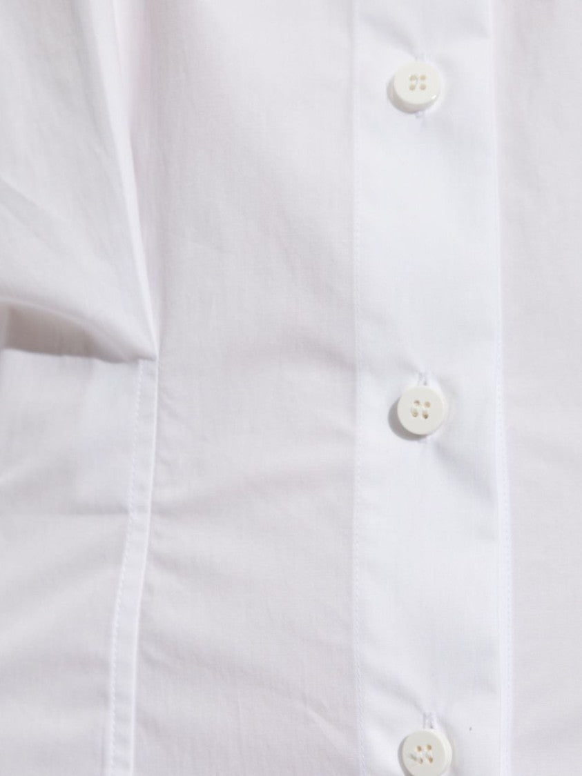 The Attico Crisp White Tailored Shirt With Classic Collar