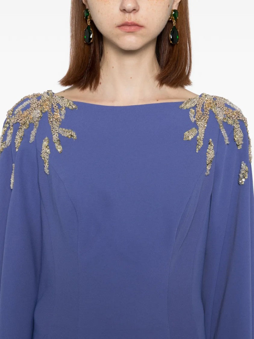 Saiid Kobeisy Embellished Crepe Kaftan