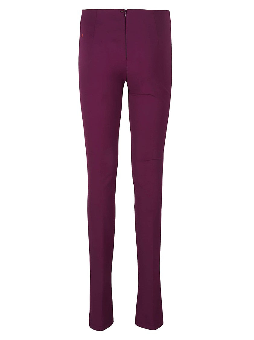 Max Mara High-Waisted Trousers With Split Hem Detail