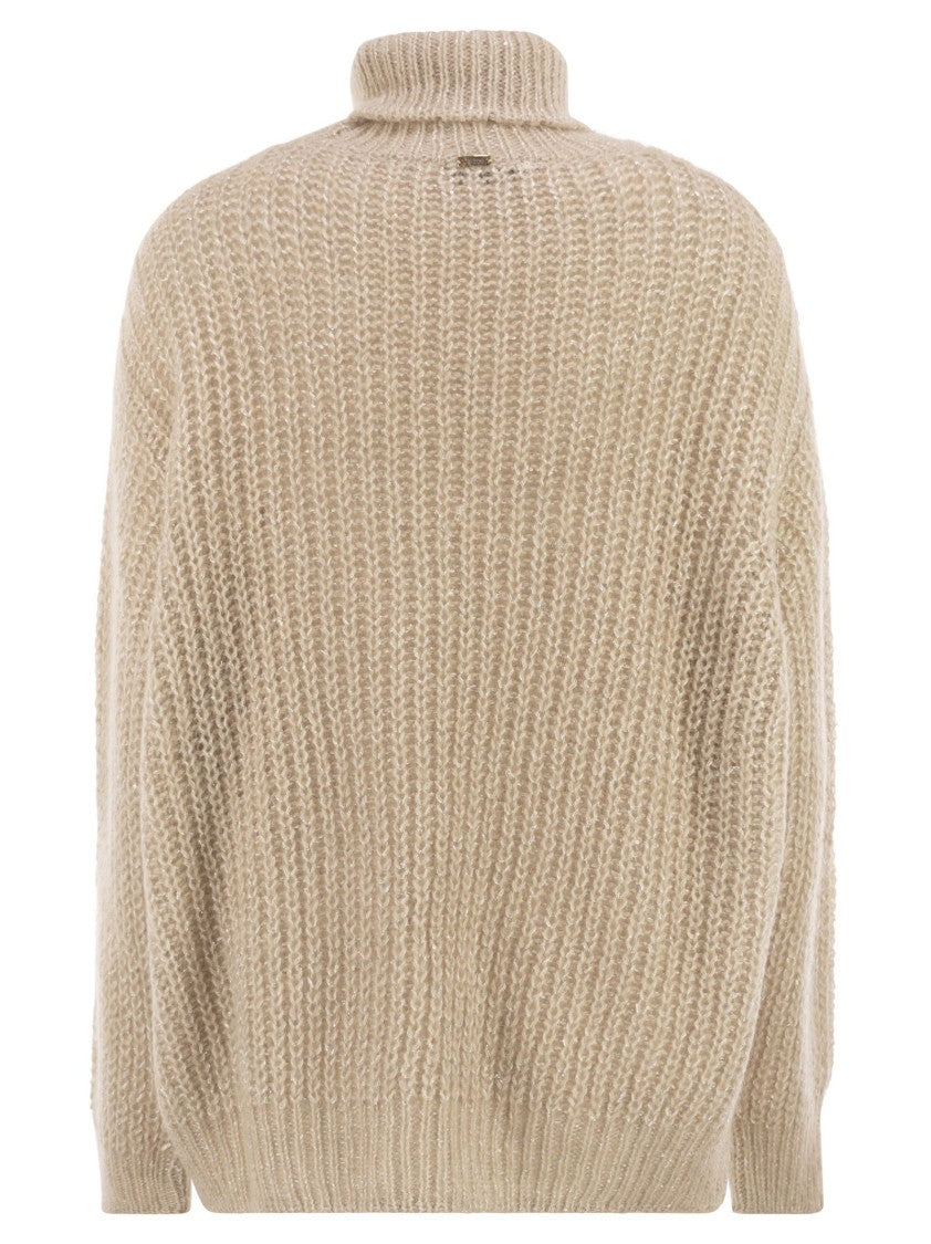 Herno Wool And Alpaca Turtleneck Jumper