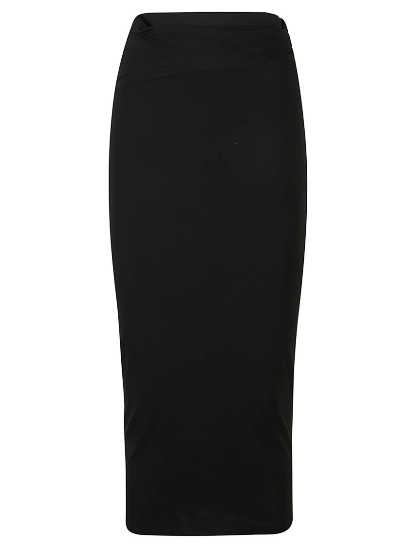 Wardrobe.Nyc Translucent Midi Skirt With Minimalist Silhouette