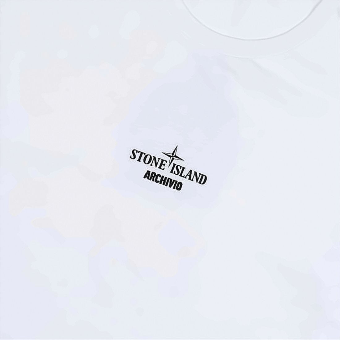 Stone Island Relaxed-Fit White Short-Sleeved T-Shirt