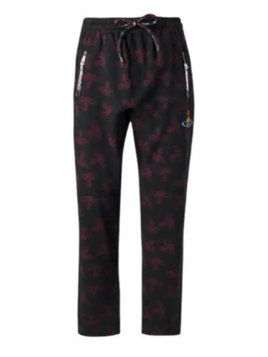 Vivienne Westwood Relaxed Fit Black Jogger Pants With Adjustable Waistband