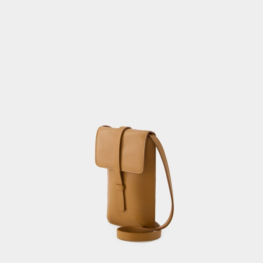 Ines De La Fressange Leonore Crossbody - Leather - Camel