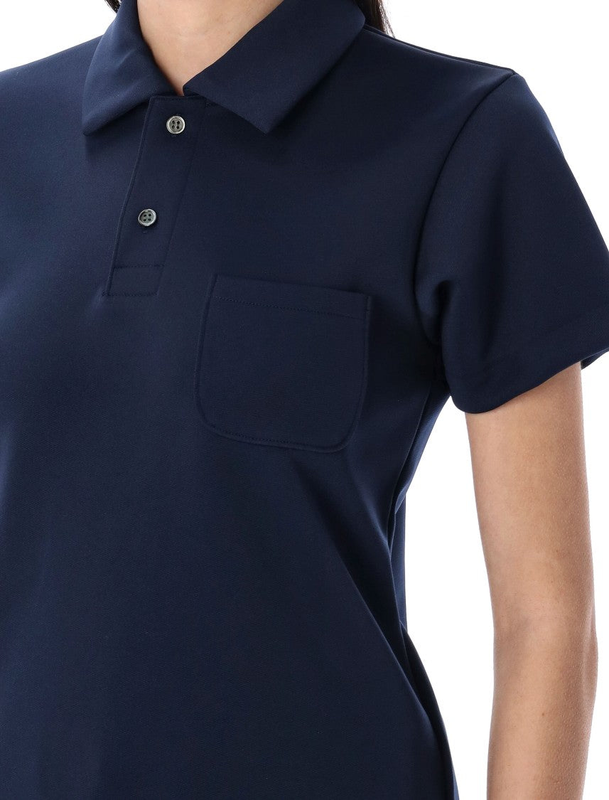 Comme Des Garçons Black Polo Shirt With Classic Collar
