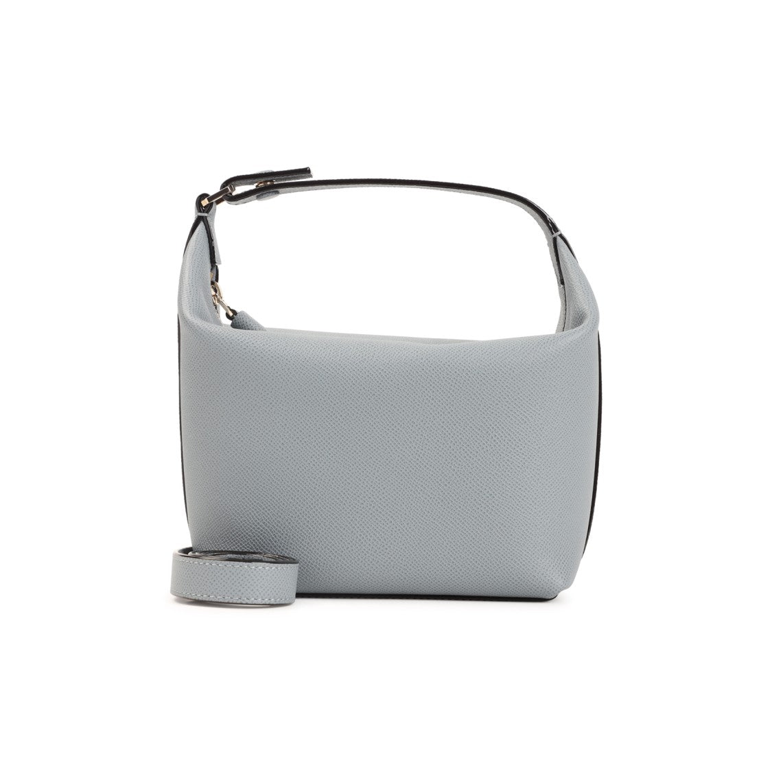 Valextra Niagara Blue Calf Leather Mochi Pouch Bag